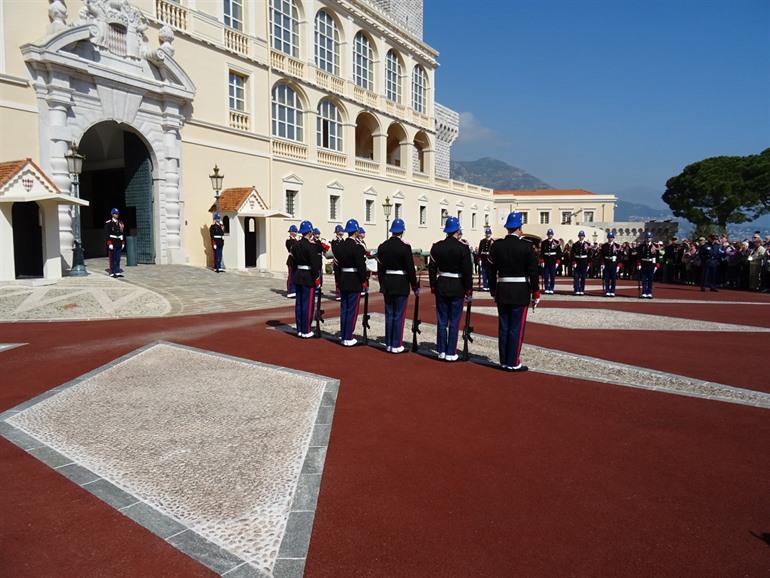 Rückzahlung des Wachtpalastes in Monaco