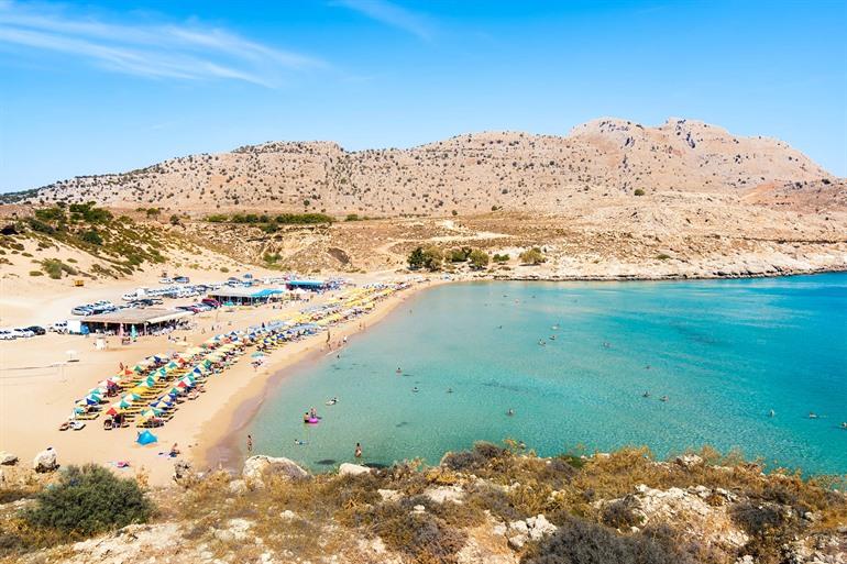 Agathi Beach auf Rhodos