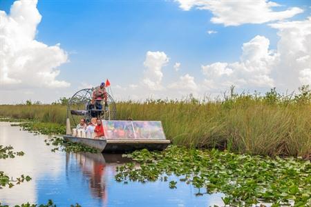 Airboat in den Everglades