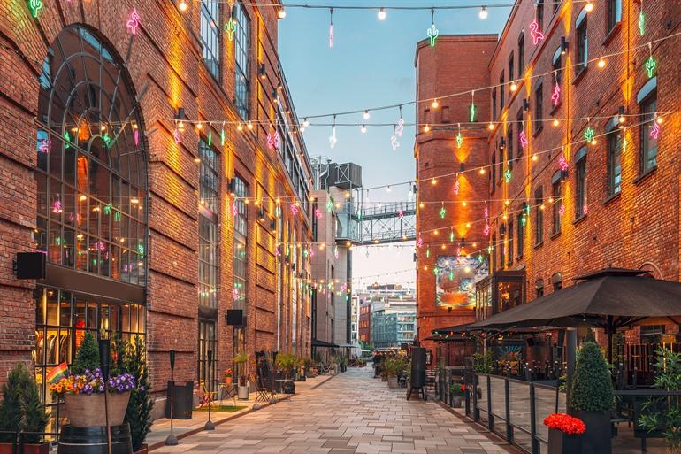 Aker Brygge in Oslo, Norwegen