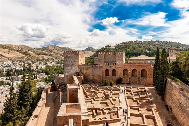 Alcazaba, der älteste Teil der Alhambra