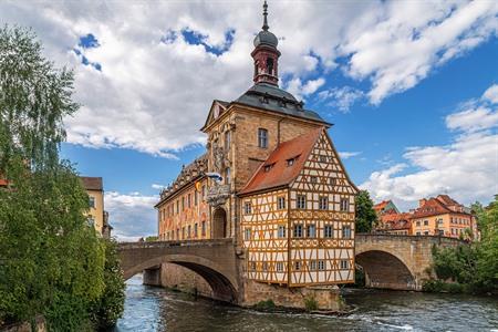 Altes Rathaus mitten im Fluss, Bamberg