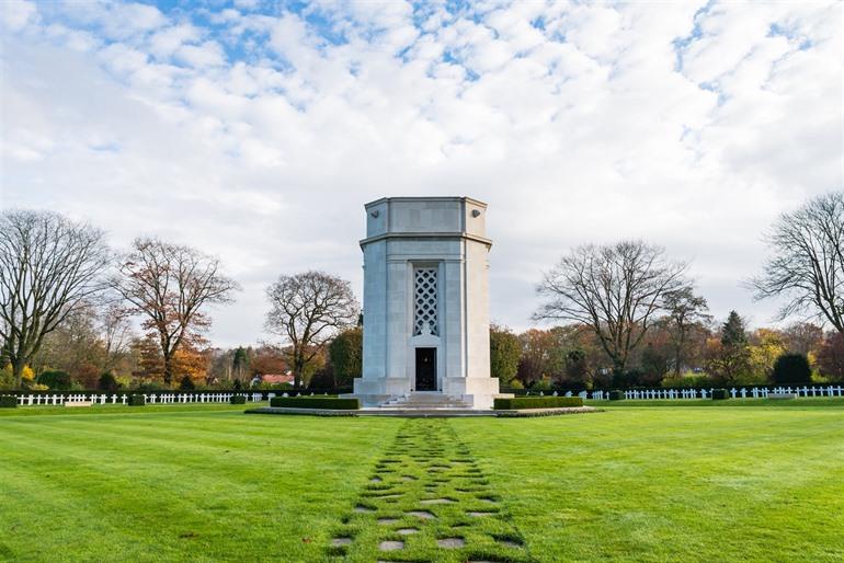 Amerikanischer Soldatenfriedhof Flanders Fields in Waregem