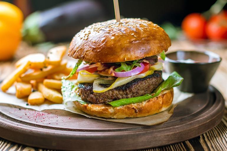 Amerikanische Hamburger, Amerikanische Küche