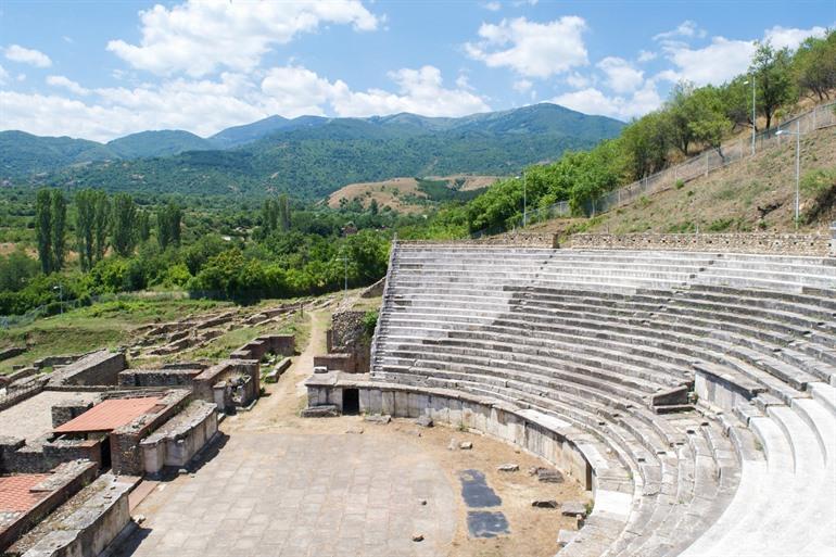 Amphitheater von Heraklea Lynkestis in Bitola