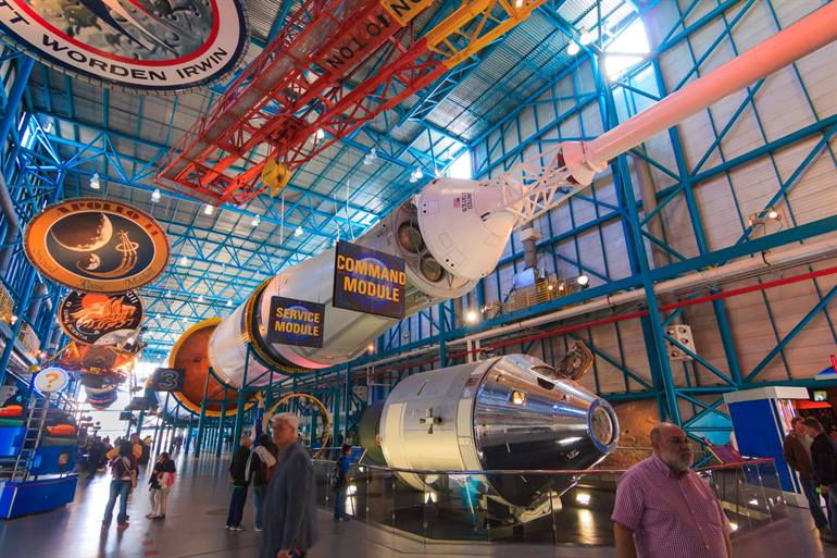 Apollo- und Saturn-V-Zentrum im Kennedy Space Center