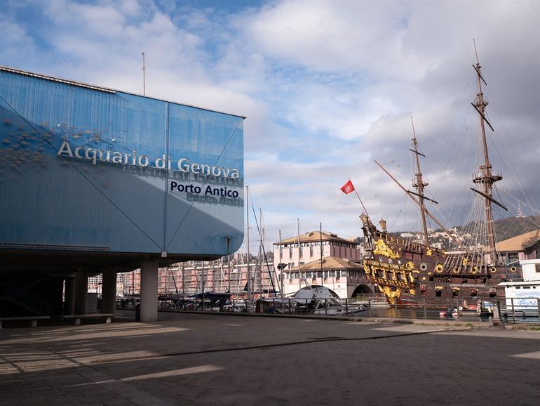 Aquarium von Genua, Italien