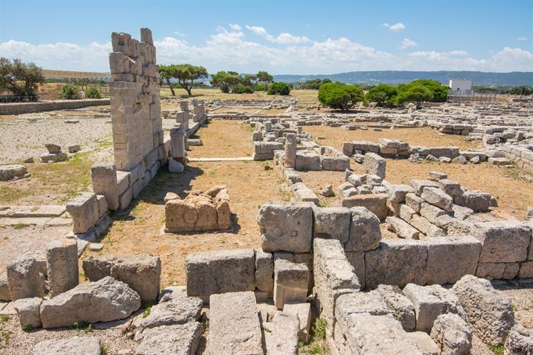 Archäologische Stätte von Egnazia in Apulien