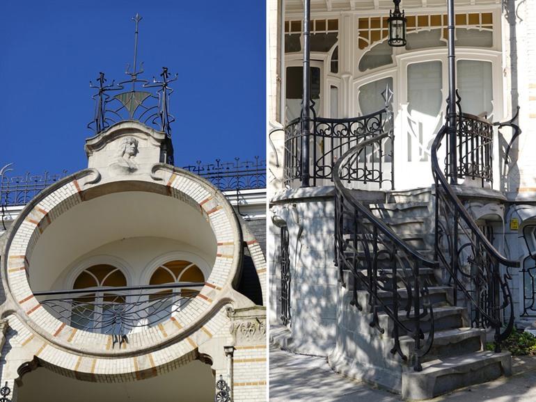 Architektur an der Cogels-Osylei in Antwerpen