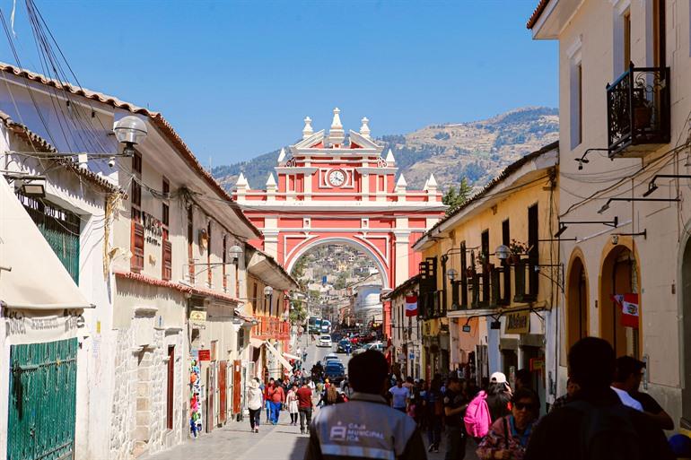 Arco del Triunfo in der Calle 28 de Julio