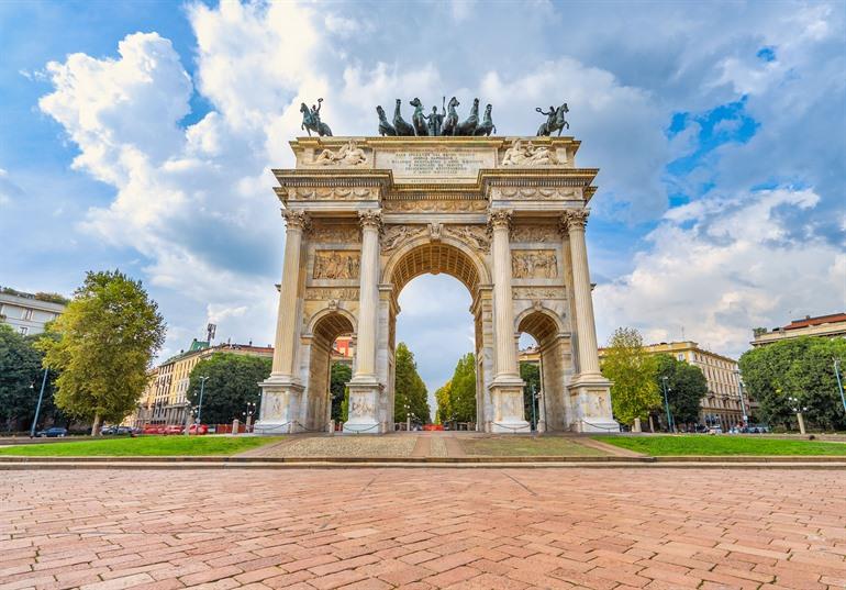 Arco della Pace im Parco Sempione, Mailand