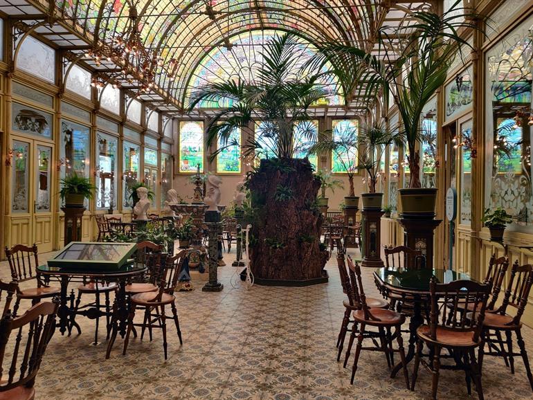 Art Nouveau-Wintergarten der Ursulinen