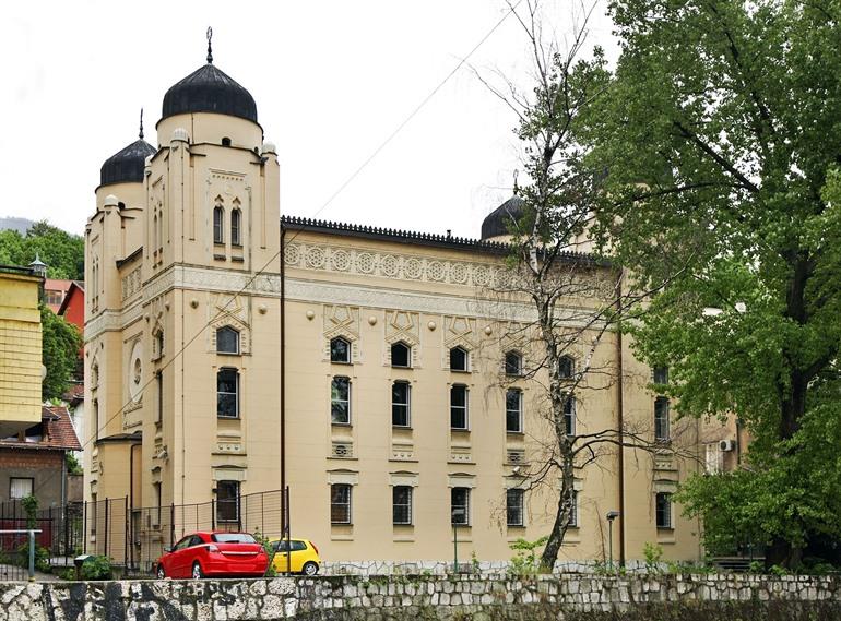 Aschkenasische Synagoge in Sarajevo, Bosnien und Herzegowina