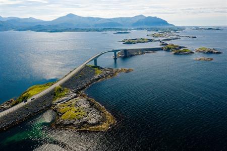 Atlanterhavsvegen oder die Atlantische Straße in Norwegen