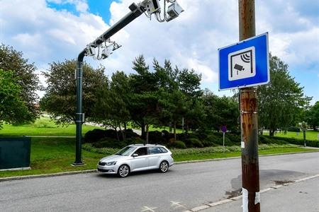 Automatische Mautstation in Norwegen
