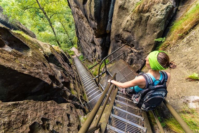 Abenteuerliche Wanderungen im Böhmischen Schweiz