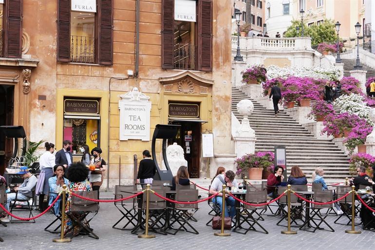 Babingtons Teestuben an den Spanischen Treppen, Rom