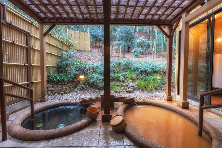 In Arima Onsen baden