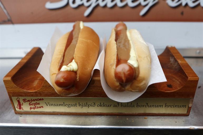 Baejarins Beztu Pylsur Isländische Hot Dogs