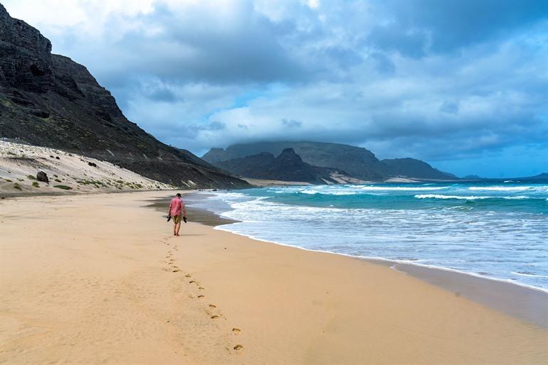 Baia das Gatas Strand, São Vicente Insel