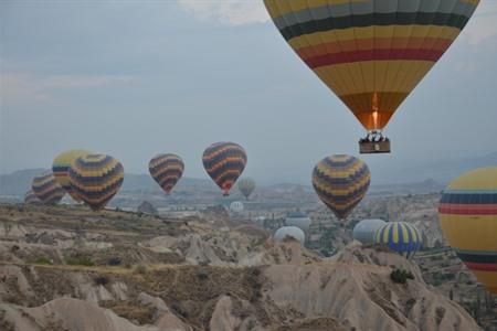 Heißluftballonfahrt in Kappadokien