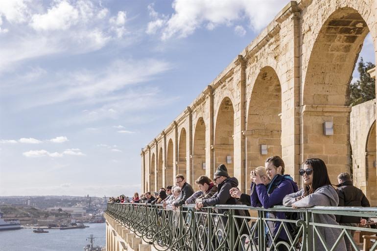 Barakka-Gärten, der beste Ausblick über Valletta