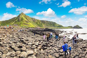 Basaltsteine am Giant's Causeway, Nordirland