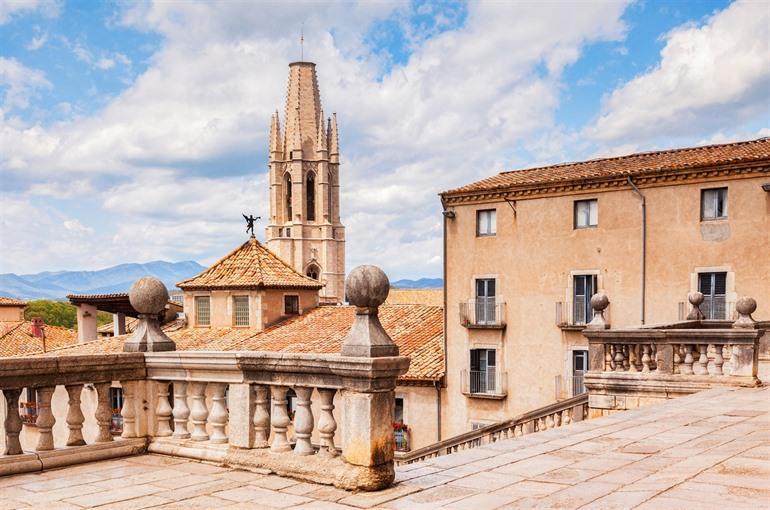 Basilika de Sant Feliu in Girona, Katalonien
