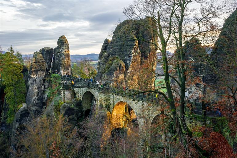 Bastei-Felsen in der Sächsischen Schweiz