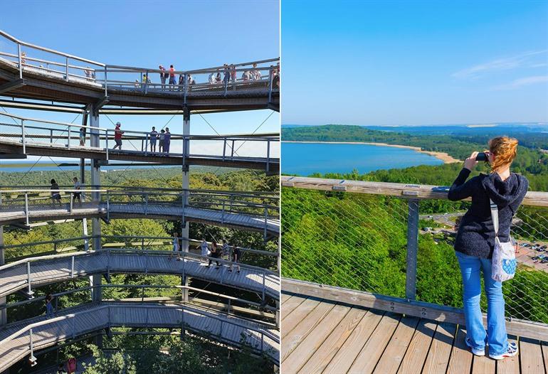 Baumwipfelpfad im Naturerbe Zentrum Rügen, Deutschland