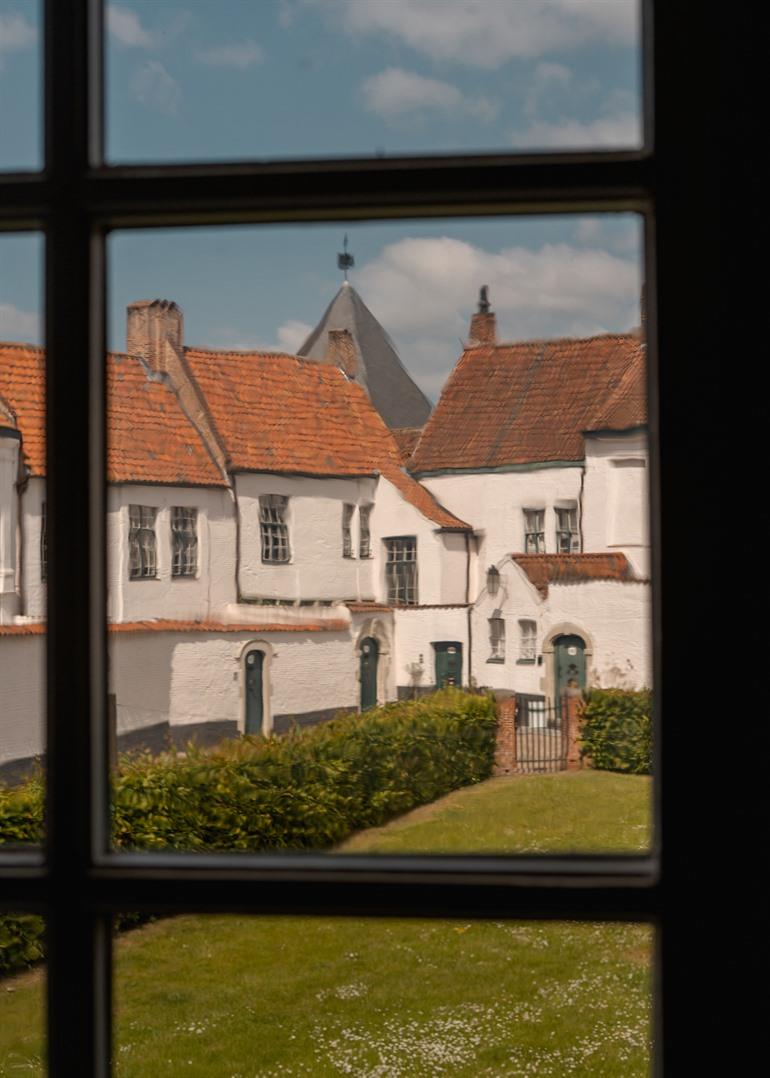 Begijnhof vom Sint-Annazaal aus