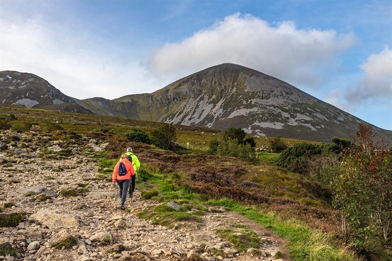 Besteigung des Croagh Patrick in Irland