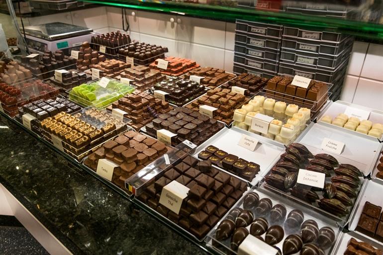 Belgische Schokolade und Pralinen