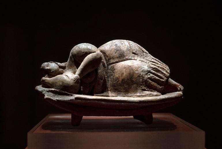 Berühmte Skulptur der Schlafenden Frau in Valletta