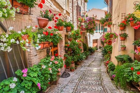 Sehenswürdigkeiten im blumenreichen Spello