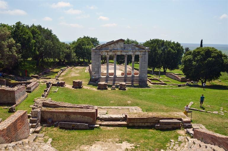 Besuch des Artemis-Tempels in Apollonia