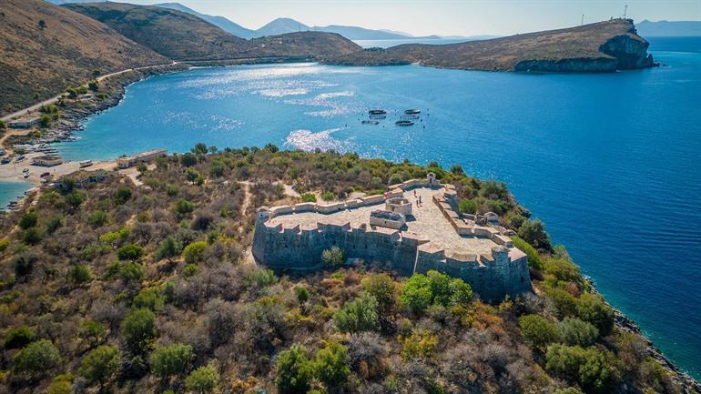 Besuch der Ali Pasha-Burg in Porto Palermo, Albanien