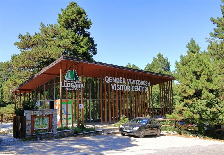 Besucherzentrum im Nationalpark Llogara