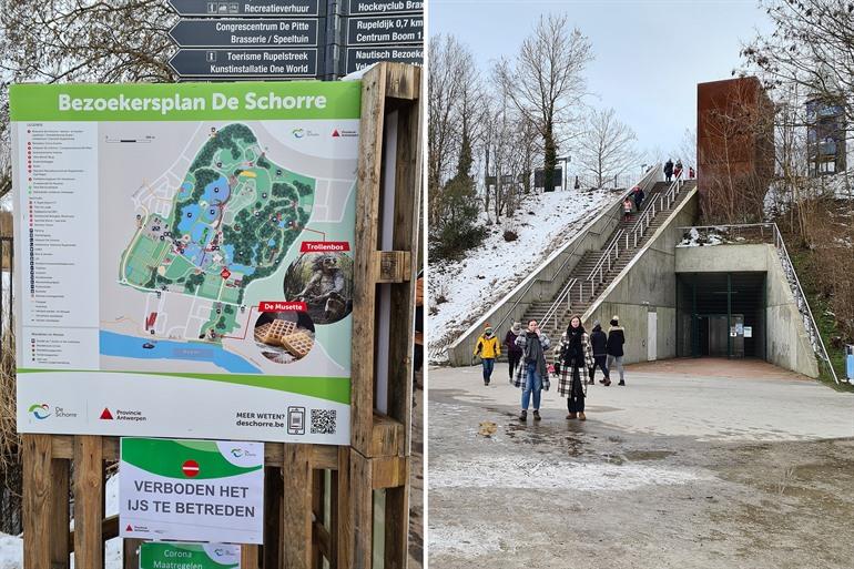 Besucherplan Trollen in de Schorren in Boom