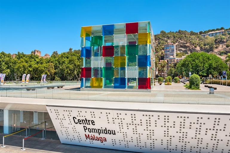 Besuch im Centre Pompidou Málaga, Andalusien