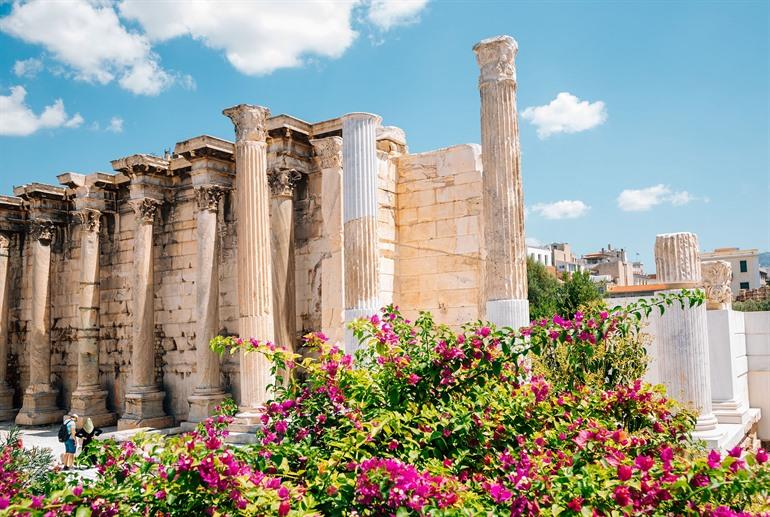 Bibliothek des Hadrian in Athen