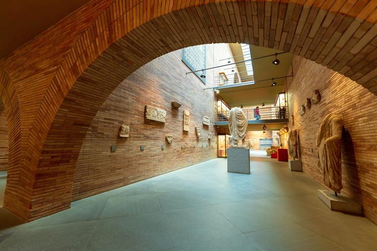 Im Inneren des Museo Nacional de Arte Romano