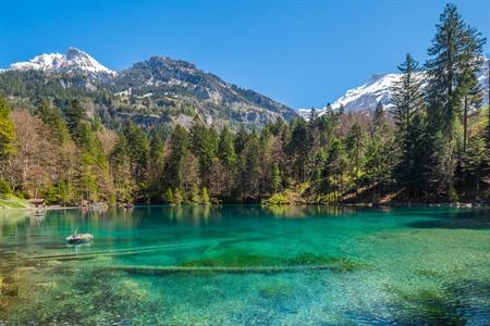 Blausee in der Schweiz