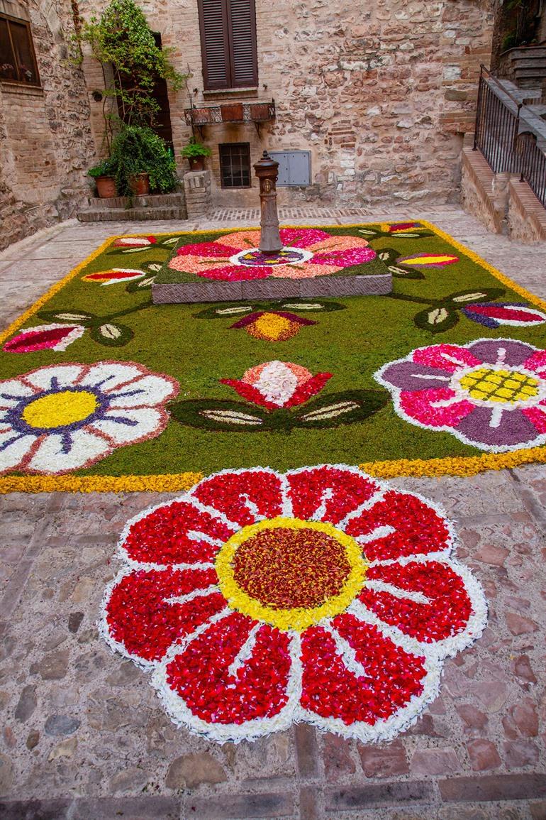 Blumenfestival Infiorata in Spello
