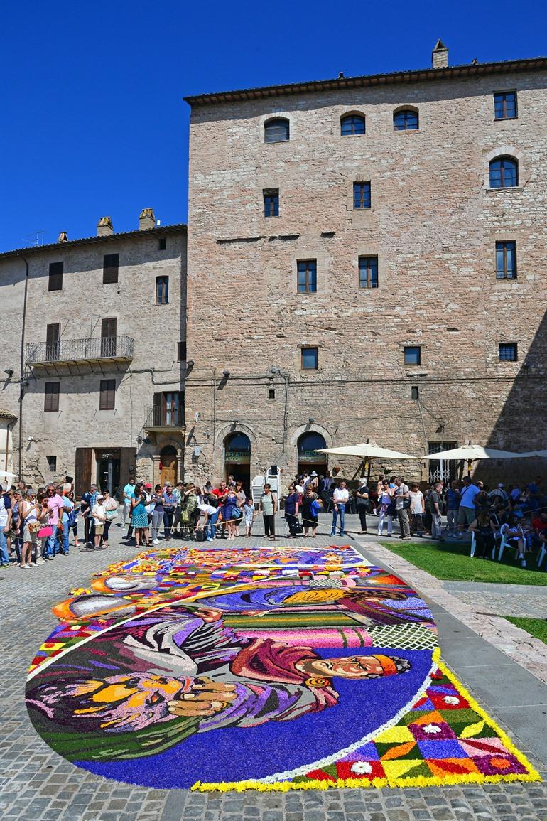 Blumenfestival Infiorata in Spello