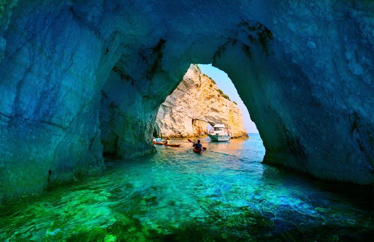 Blaue Höhlen Zakynthos