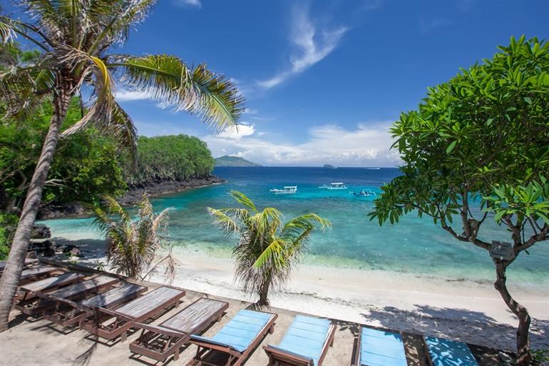 Blue Lagoon Beach in Padang Bai, Bali