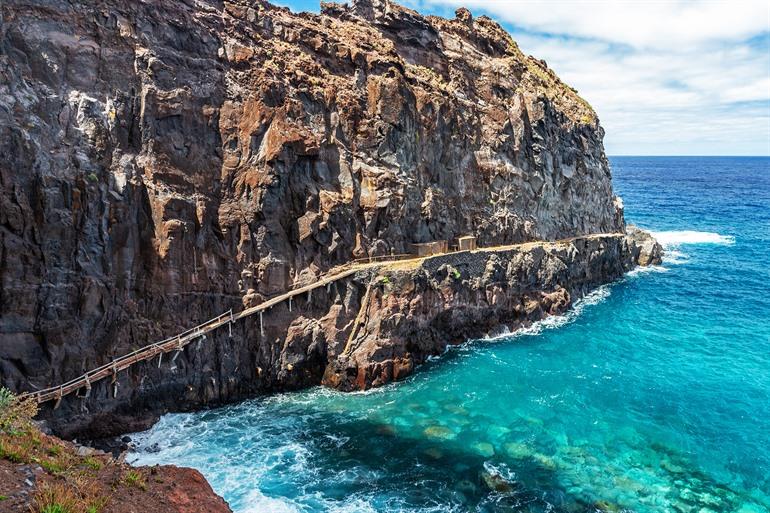 Boardwalk-Treppen, São Jorge auf Madeira