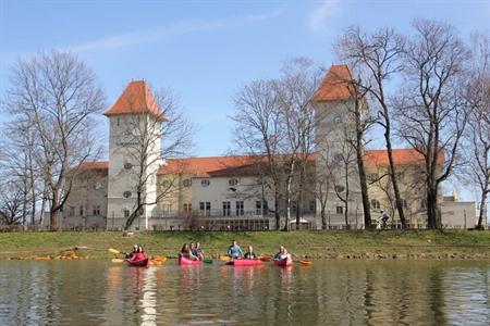 Buchen Sie eine Kanutour zu den wichtigsten Sehenswürdigkeiten von Leipzig
