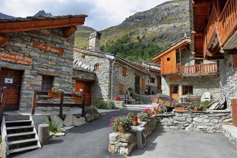 Einen Besuch in Bonneval-sur-Arc in den französischen Alpen
